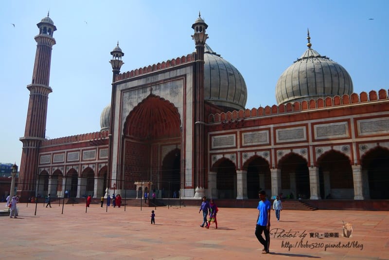 【2015印度】Day3-2新德里。賈瑪清真寺(Jama Masjid)，印度最大清真寺。
