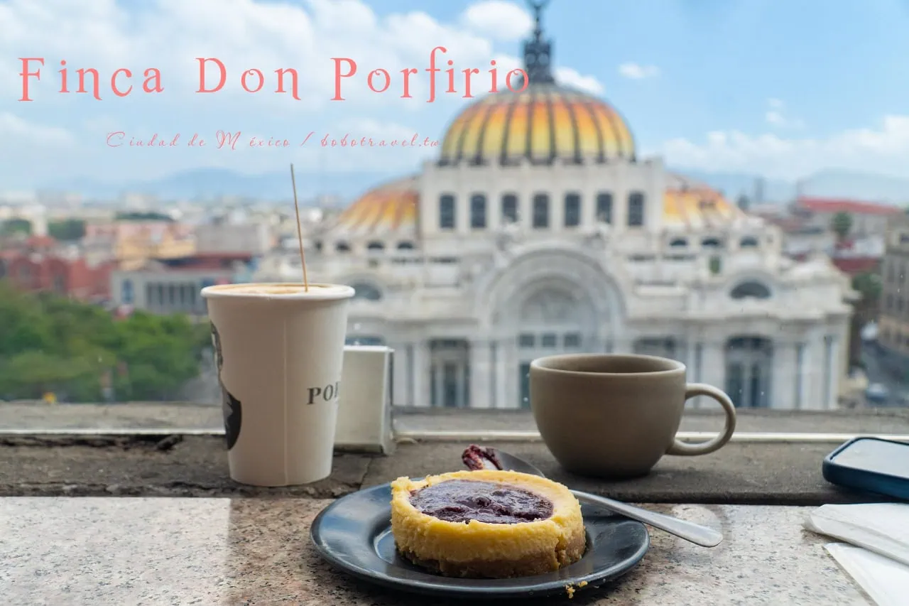 墨西哥城咖啡廳推薦:Finca Don Porfirio,把藝術宮的天際線喝進咖啡杯裡 1 Finca Don Porfirio