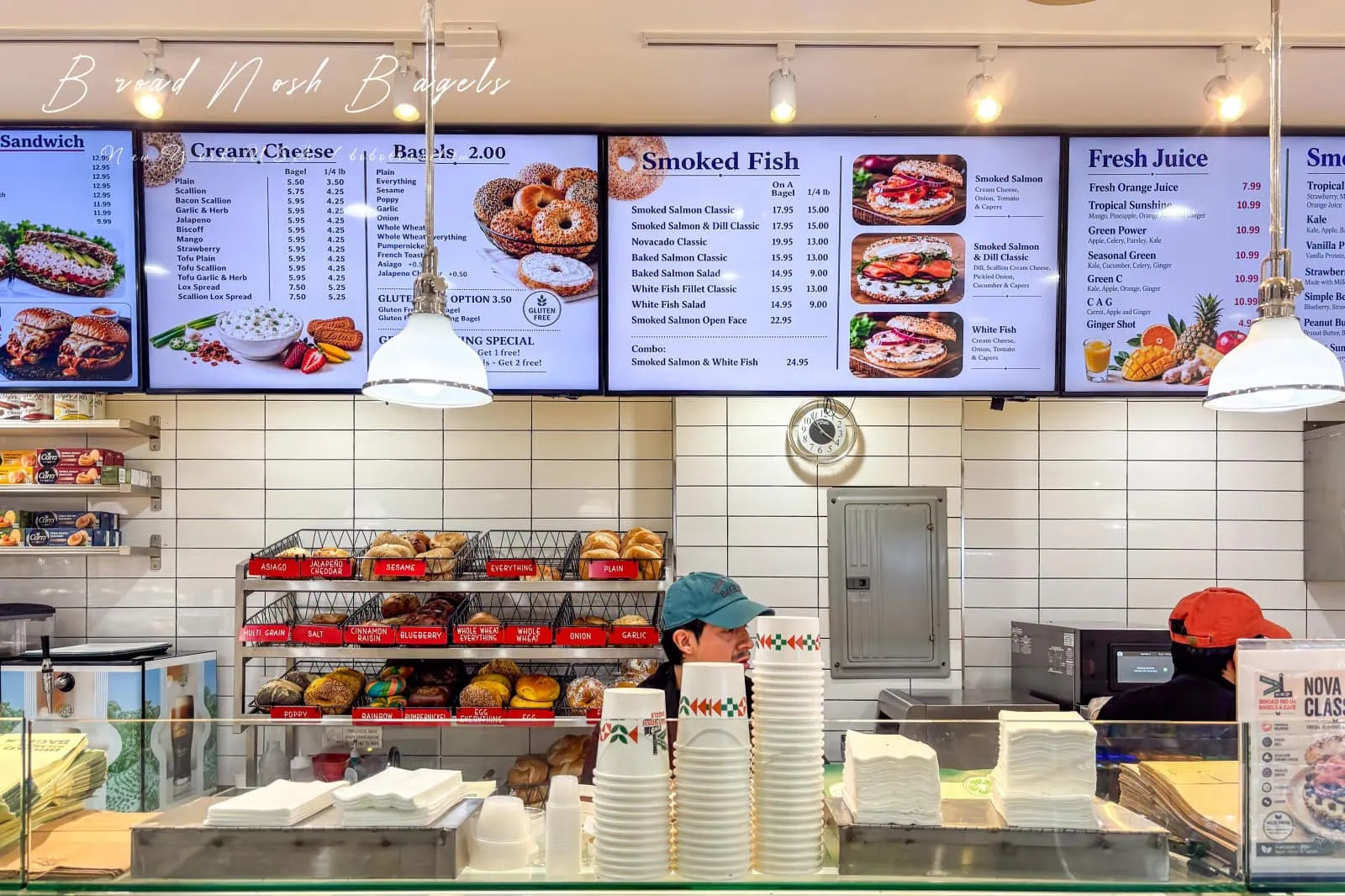 紐約貝果推薦:Broad Nosh Bagels,中央公園旁 20 種奶油乳酪任你挑的手作貝果,菜單價格、必點口味、外帶小技巧 36 Broad Nosh Bagels21