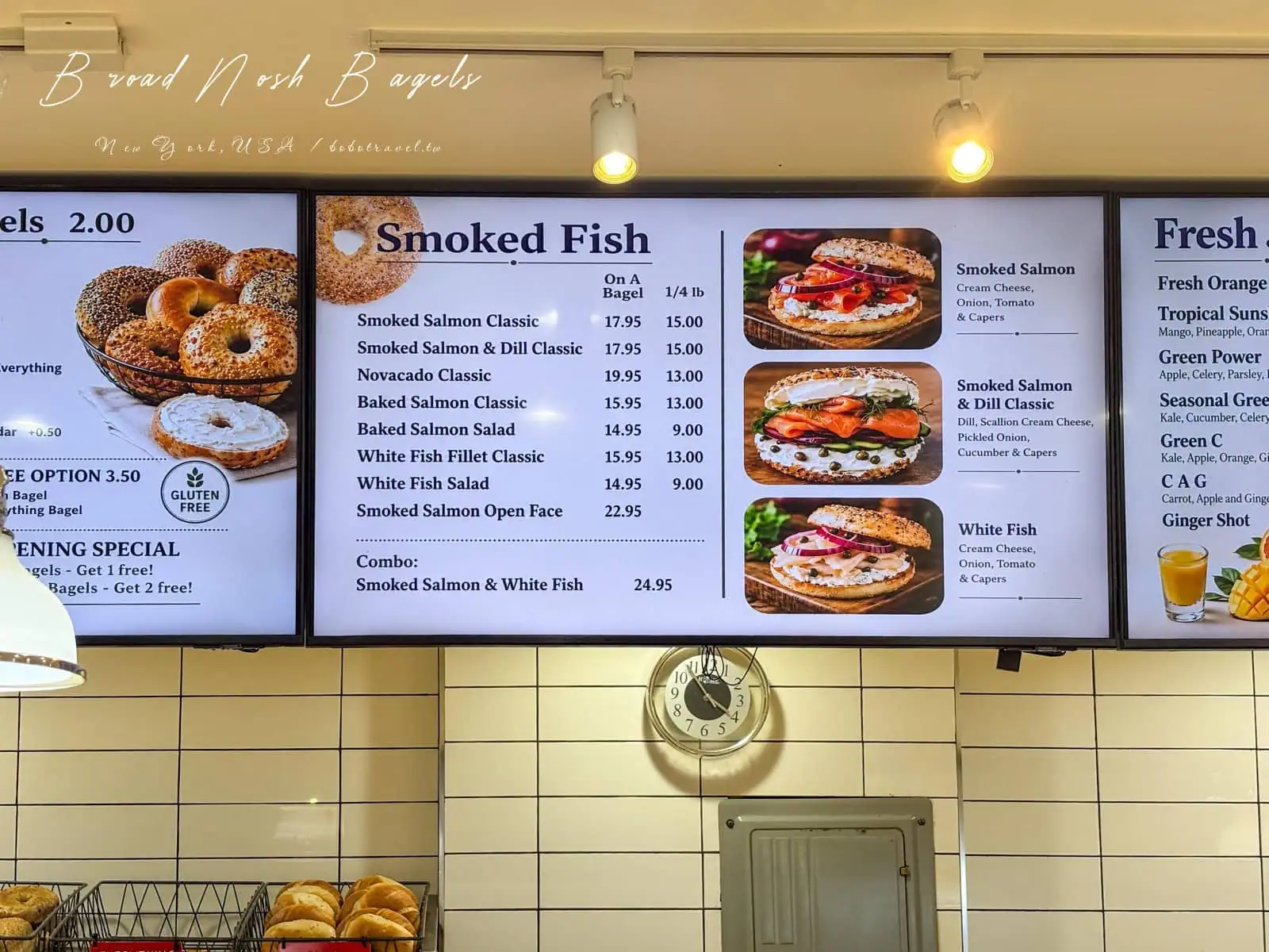 紐約貝果推薦:Broad Nosh Bagels,中央公園旁 20 種奶油乳酪任你挑的手作貝果,菜單價格、必點口味、外帶小技巧 41 Broad Nosh Bagels22
